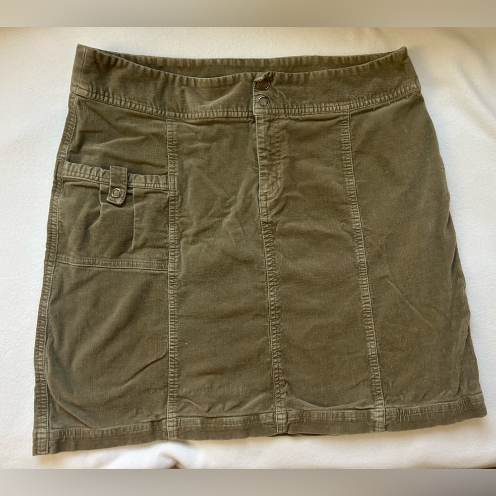 White Sierra Corduroy Skirt